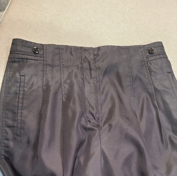 Phillip Lim 3.1 High Waisted Plated Wide Barrel Leg Crop Parachute Pants 8 - Picture 3 of 11